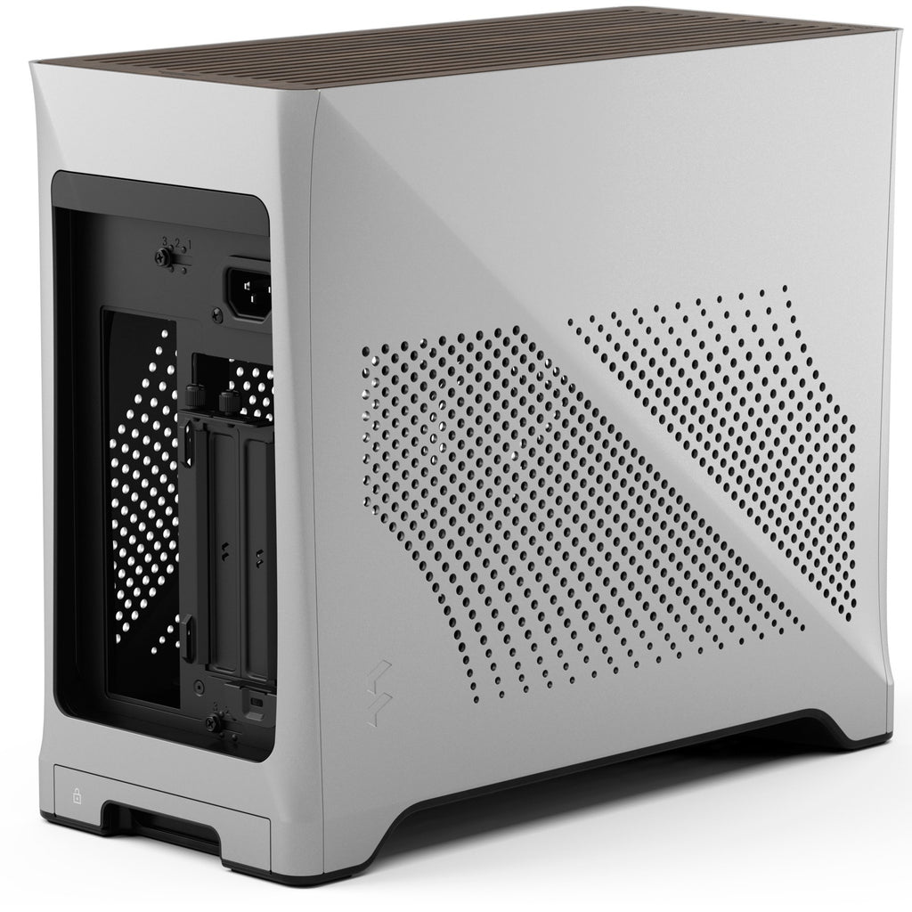 Fractal design era 2 silver mini tower behuizing (zilver | 2x usb-a | 1x usb-c)