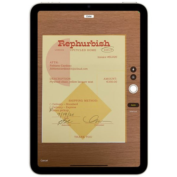 Apple ipad air (mm9p3nf a) refurbished 10.9 tablet (wit | ipados 15 | apple m1 | 256 gb | wi-fi 6)