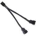 Silverstone sst-cpf01 splitterkabel (zwart, 10 centimeter)