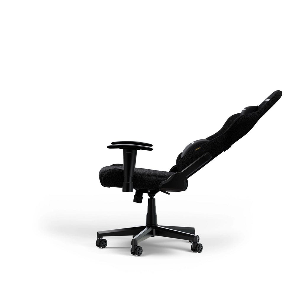 Dxracer prince l black fabric gamestoel (zwart)