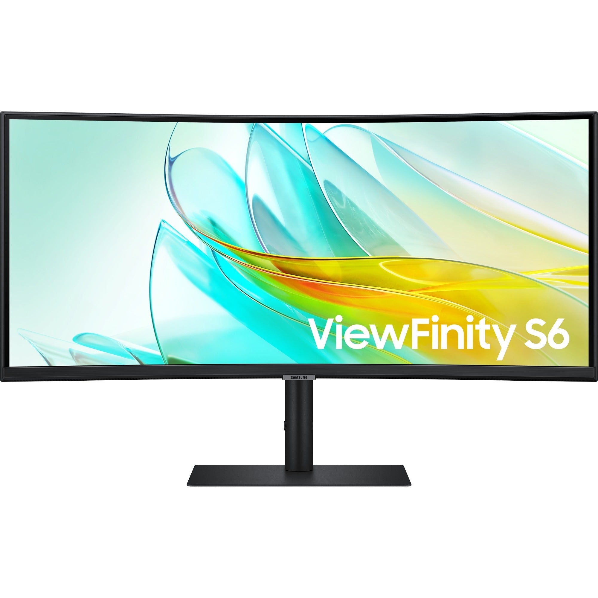 Samsung viewfinity s6 s65uc 34 curved ultrawide monitor (zwart, hdmi, displayport, 3x usb-a, usb-b, usb-c, rj-45)
