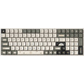 Iqunix f97 hitchhiker wireless mechanical keyboard (grijs, us lay-out (qwerty), cherry mx brown, 96%, rgb leds, hot-swappable, pbt, 2.4ghz | bluetooth 5.1 | usb-c)