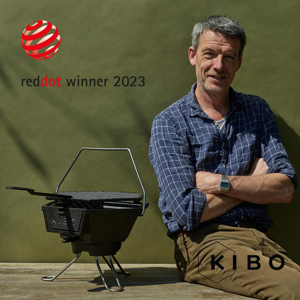 The windmill kibo grill model 3.0 houtskoolbarbecue (zwart)
