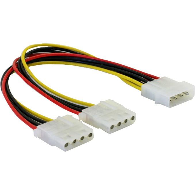 DeLOCK Y-Kabel > 2x 4-poliges Molex-Kabel