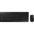 Cherry stream desktop draadloze desktopset (zwart, eu lay-out (qwerty), sx-schaartechnologie, 100%, 1000 - 2400 dpi)