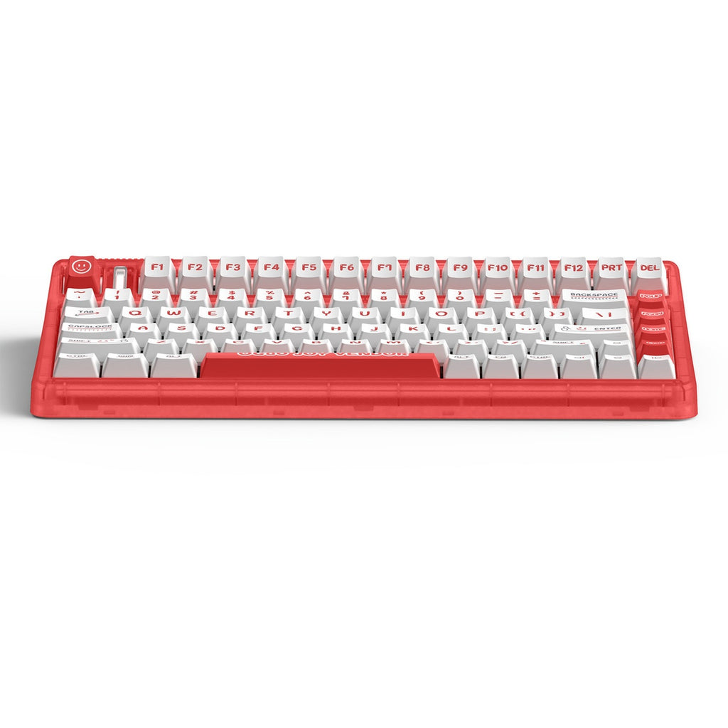 Iqunix og80 joy vendor wireless mechanical keyboard (rood, us lay-out (qwerty), iqunix moonstone, 80% (tkl), rgb leds, hot-swappable, pbt, 2.4ghz | bluetooth 5.1 | usb-c)