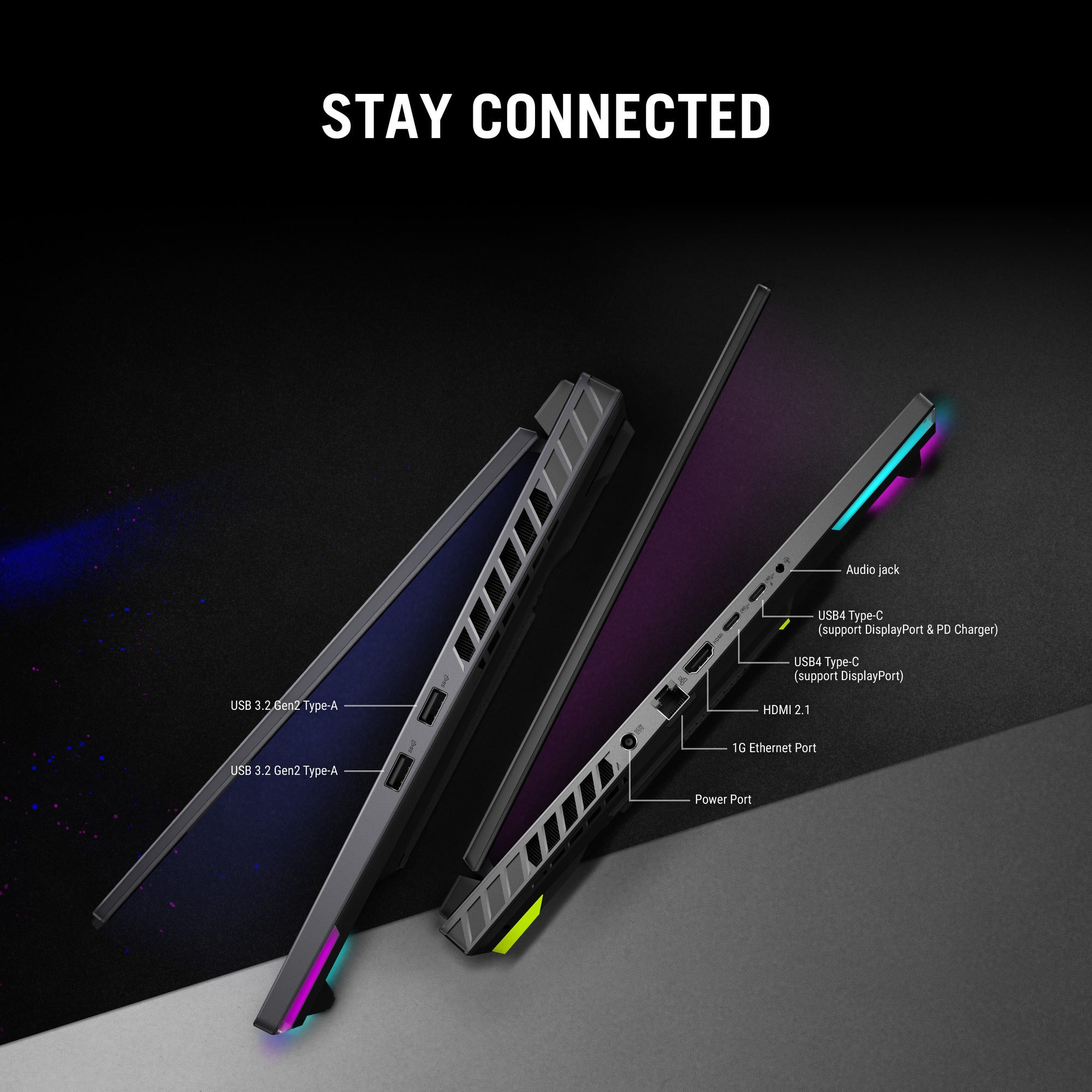 Asus rog strix g16 g614fr-s5252w 16 gaming laptop (grijs groen | r9 9955hx | rtx 5070 ti | 16 gb | 1 tb ssd)