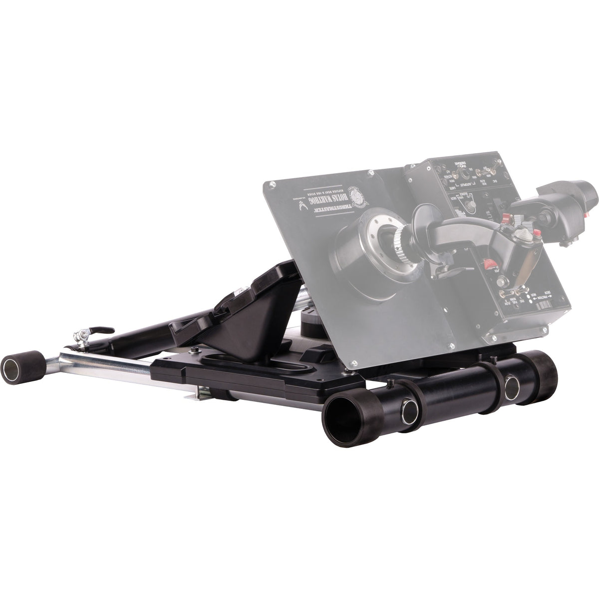 Wheel stand pro deluxe v2 thrustmaster hotas warth houder (zwart, voor thrustmaster hotas warthog, saitek x-55, x52, pro en x65)