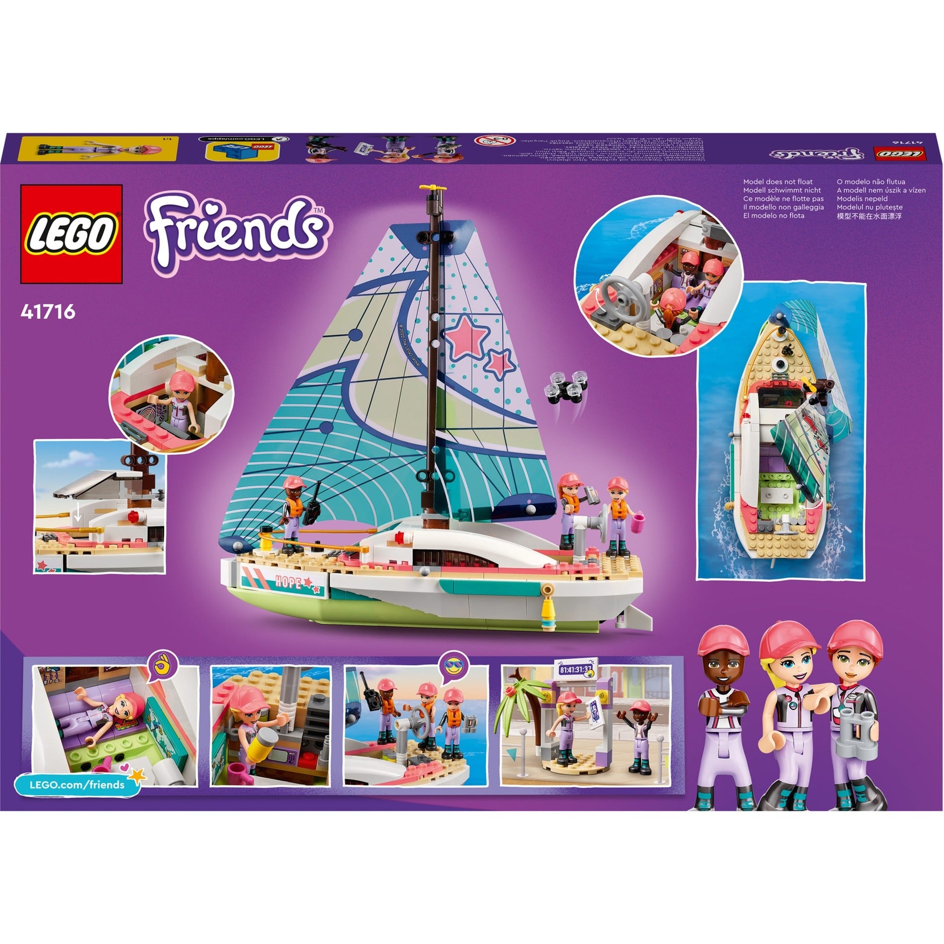 LEGO Friends 41716 Stephanies Segelabenteuer