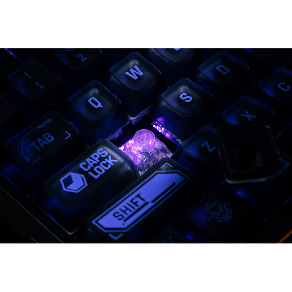 8bitdo retro 87 mechanical keyboard - mecha break (zwart, us lay-out (qwerty), kailh box jellyfish pro glaze, 80% (tkl), abs keycaps, hot-swap, bluetooth le 5.0, wireless 2.4ghz, usb)