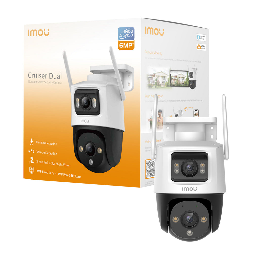 Imou cruiser dual lens 6mp beveiligingscamera (wit)