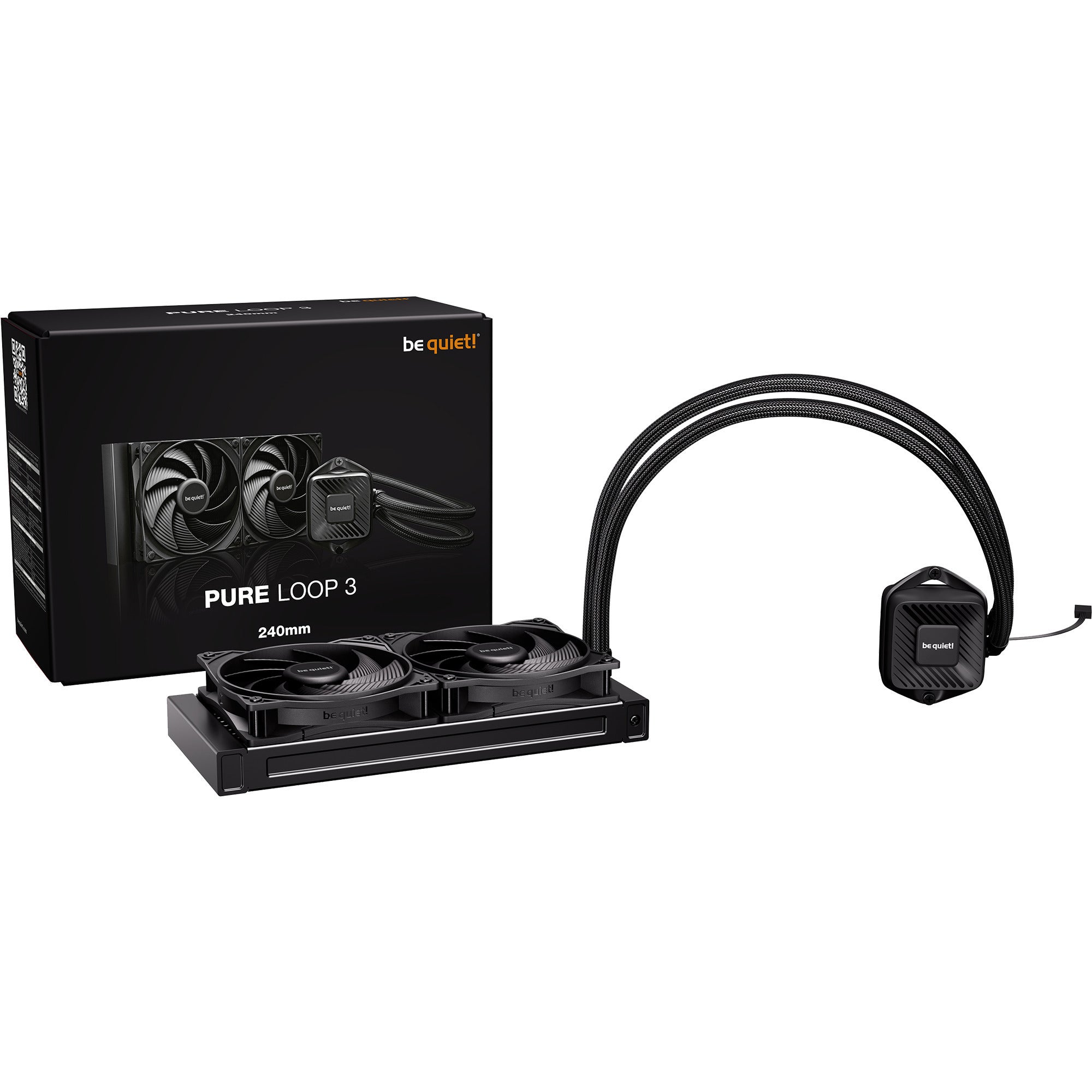 Be quiet! pure loop 3 240 waterkoeling (zwart, pwm)