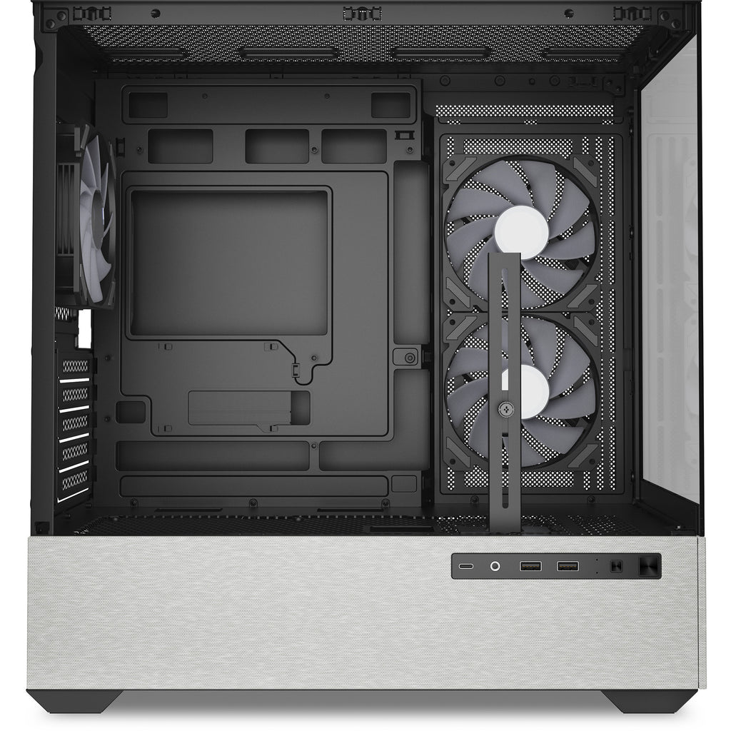 Sharkoon mk7 argb mini tower behuizing (zwart | 2x usb-a | 1x usb-c | rgb | tempered glass)