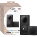 Aqara slimme video deurbel g410 select (zwart, wifi, bluetooth, zigbee, matter)