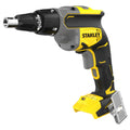 Stanley brushless 18v v20 gipsplaatschroevendraaier solo schroeftol (zwart geel, accu en oplader niet inbegrepen)