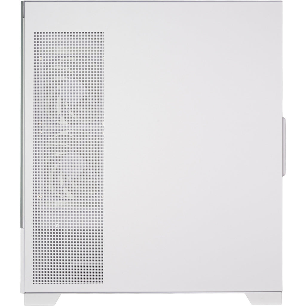 Silverstone lucid 05 mini tower behuizing (wit | 2x usb-a | 1x usb-c | rgb | tempered glass)