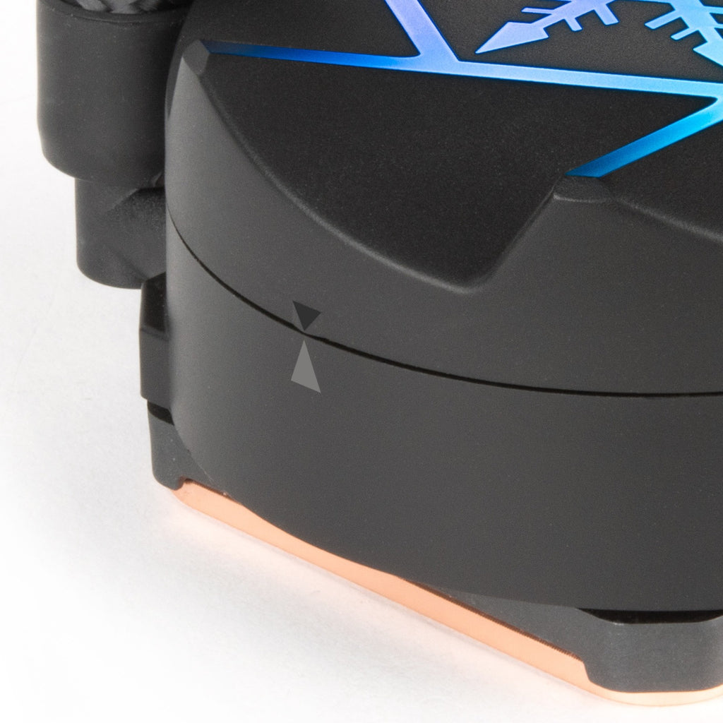 Silverstone vida 240 slim waterkoeling (zwart)