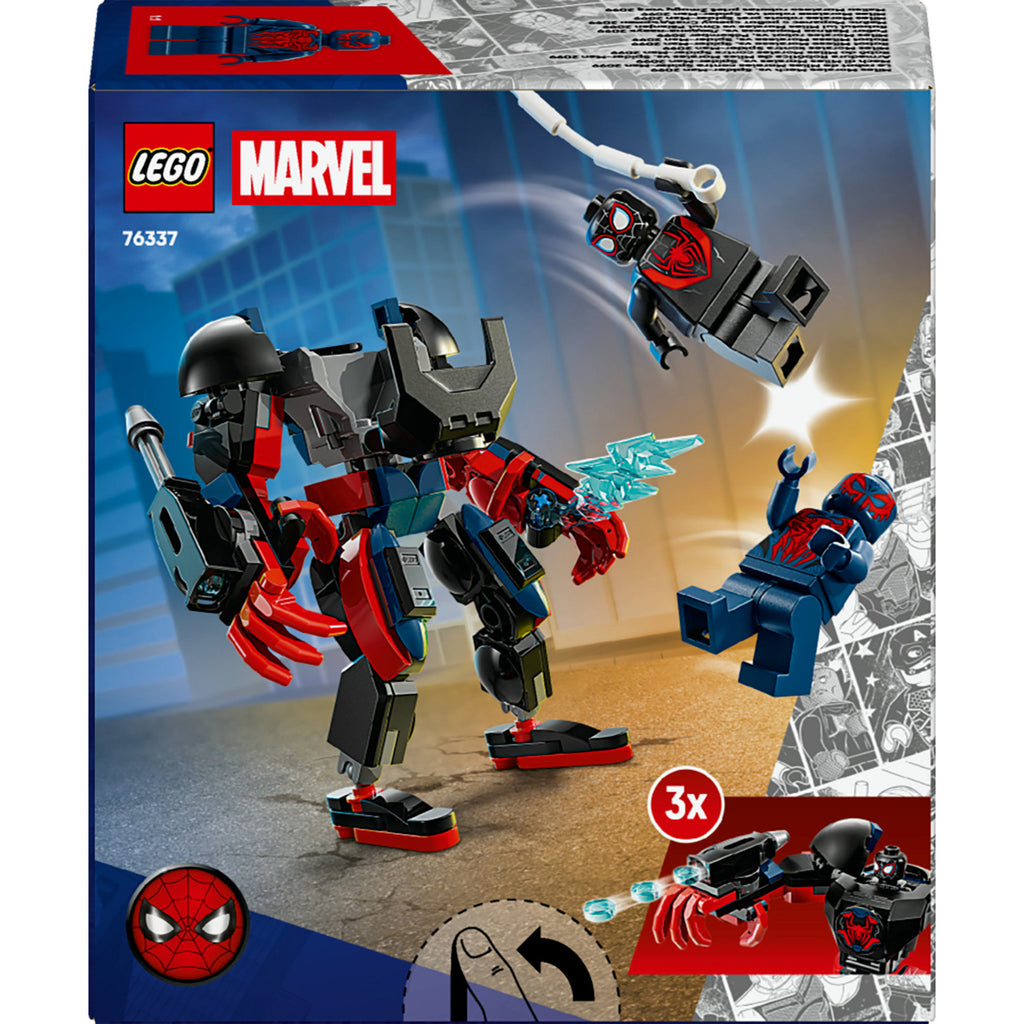 LEGO Marvel 76337 Miles Morales Mech vs. Spider-Man