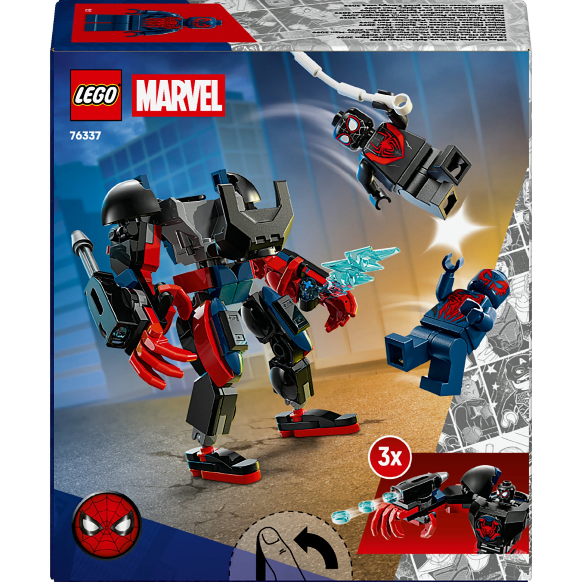 LEGO Marvel 76337 Miles Morales Mech vs. Spider-Man
