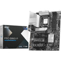 Msi pro b860-p socket 1851 moederbord (zilver, raid, 5gb-lan, sound, atx)