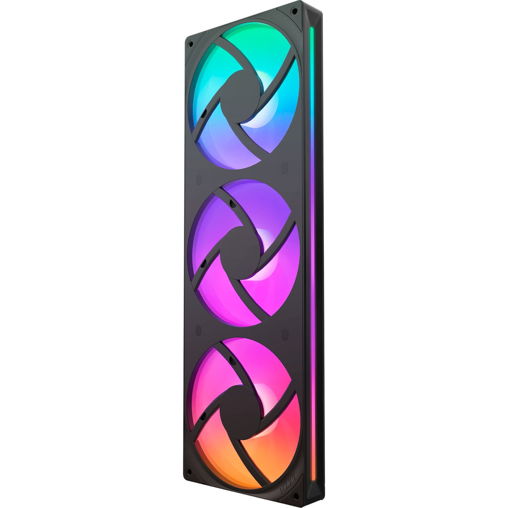Nzxt f360 rgb core case fans (zwart, 3 stuks, 360 x 120 x 26 mm)
