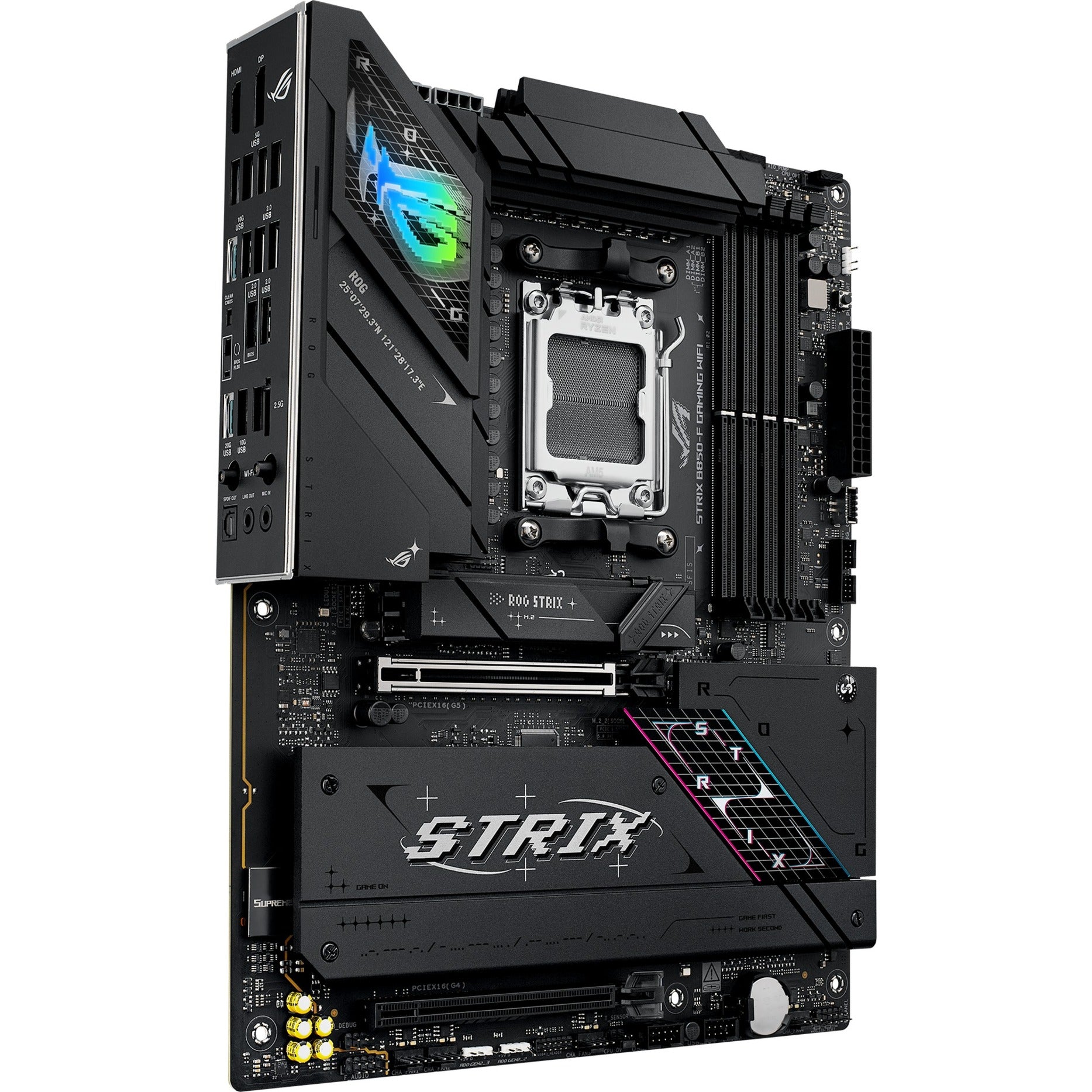 Asus rog strix b850-f gaming wifi socket am5 moederbord (2,5gb-lan, wi-fi 7, bt, sound, atx)