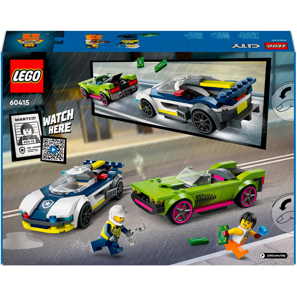 Lego politiewagen en snelle autoachtervolging - 60415