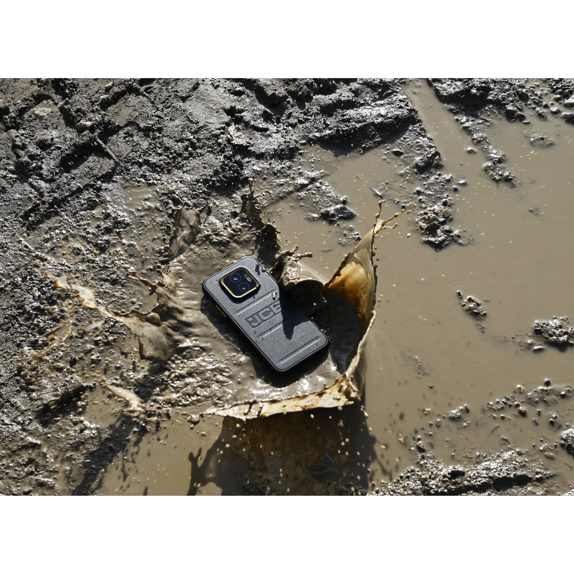 Jcb toughphone e50 smartphone (zwart | 128 gb | android 16 | dual-sim)