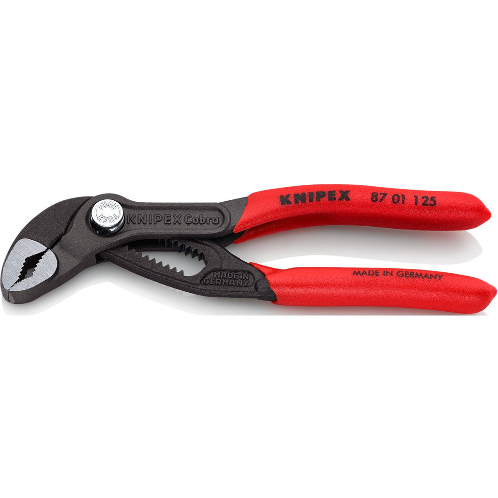 Knipex cobra - instelbare waterpomptang - 125mm - antislip handvat