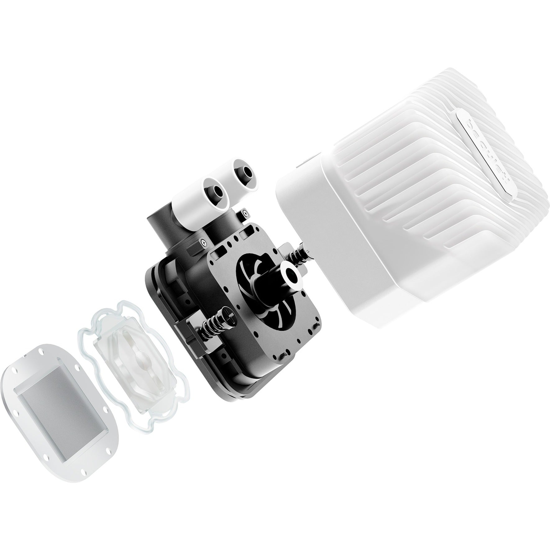 Be quiet! light loop 360 argb waterkoeling (wit, 4-pins pwm fan-connector)