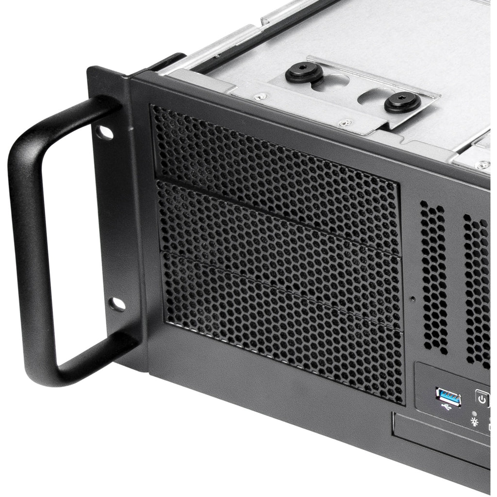 Silverstone rm41-506 rack behuizing (zwart | 2x usb-a 3.2 (5 gbit s))