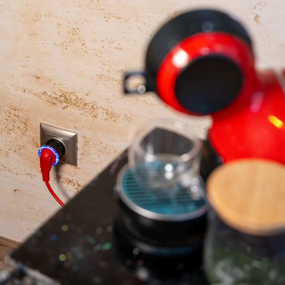 Shelly plug s gen3 slimme wifi, 4 stuks stekker (zwart, matter, wifi, bluetooth)