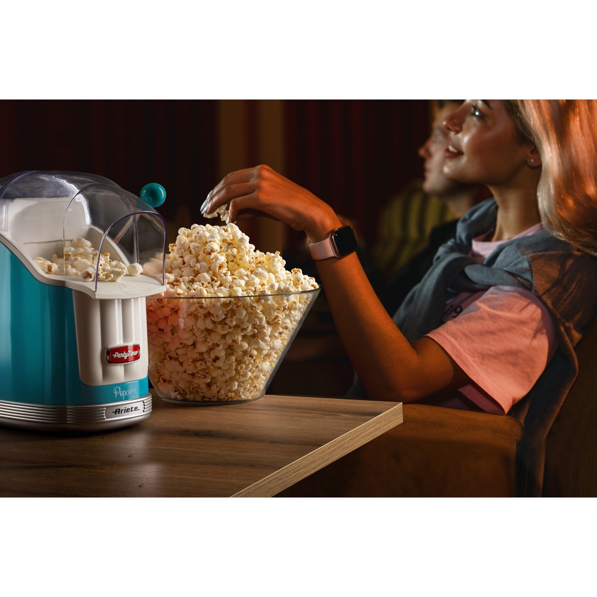 Ariete party time pop corn maker 2958 01 popcornmaker (lichtblauw)