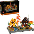Lego icons herfsttuin met cottage herfstdecoratie - bouwpakket voor volwassenen - 11372