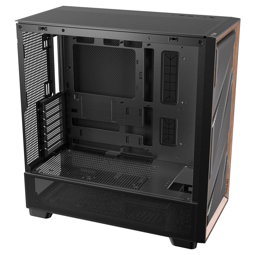 Antec flux se midi tower behuizing (zwart | 2x usb-a | 1x usb-c)