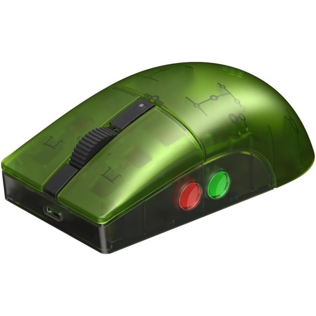 8bitdo retro r8 mouse - xbox edition (groen, 50 - 26000 dpi, bluetooth usb-c 2.4 ghz)
