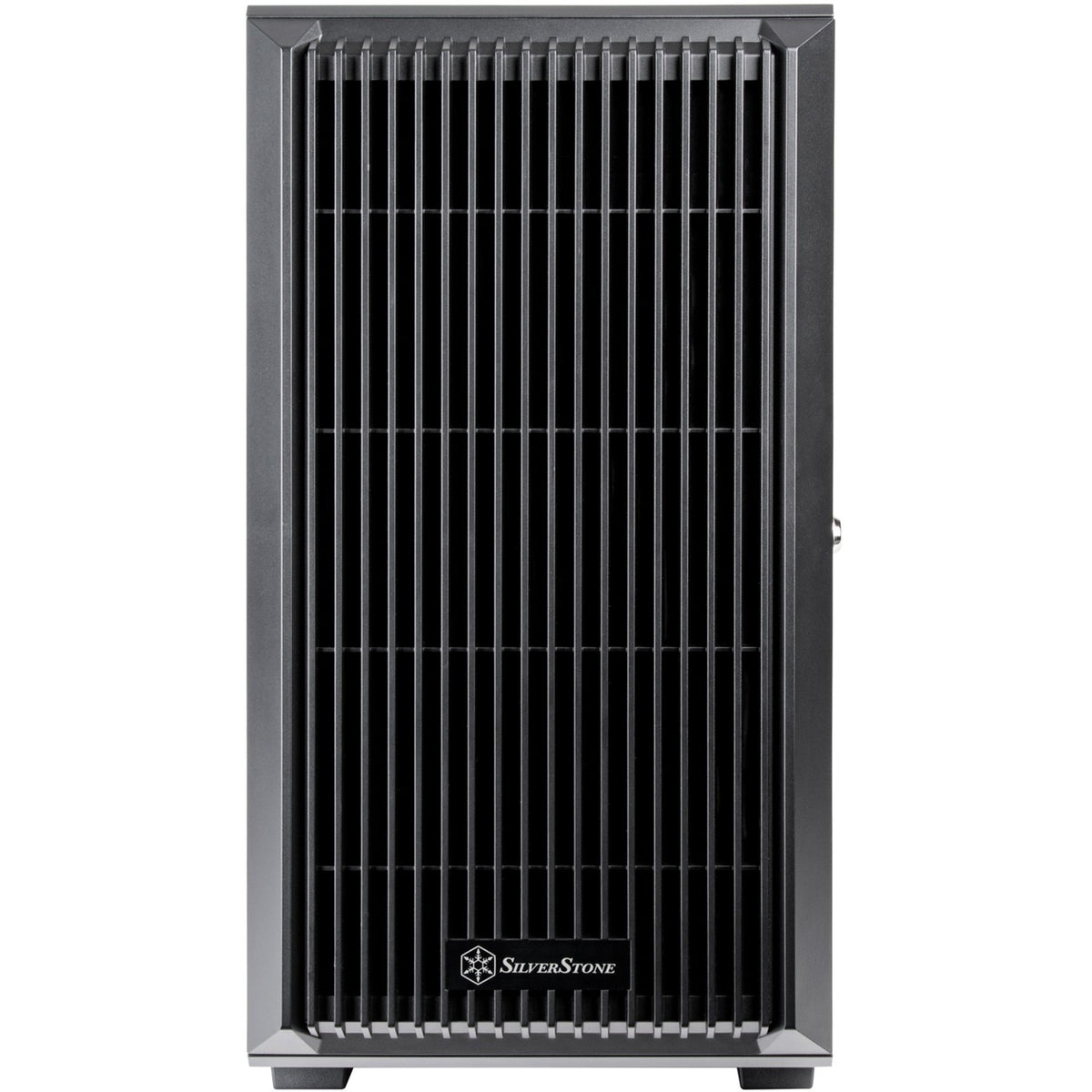Silverstone cs382 mini tower behuizing (zwart | 2x usb-a | 1x usb-c)