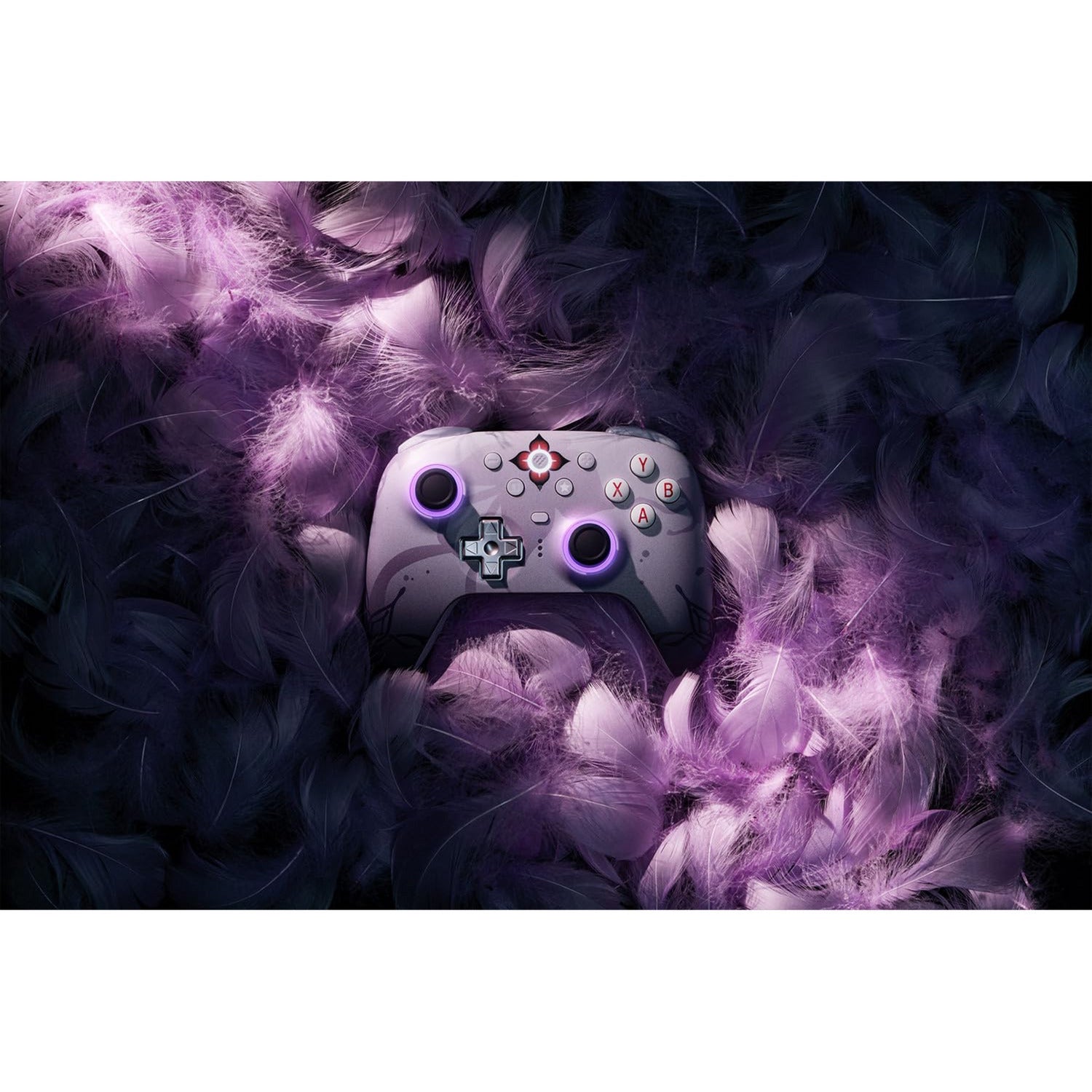 8bitdo ultimate 2 wireless controller - honkai: star rail - evernight (donkerpaars, 2.4 ghz bluetooth, usb, pc)