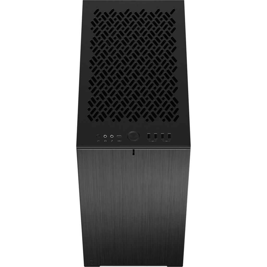 Fractal design define 7 mini black solid midi tower behuizing (zwart | 4x usb-a | 1x usb-c)
