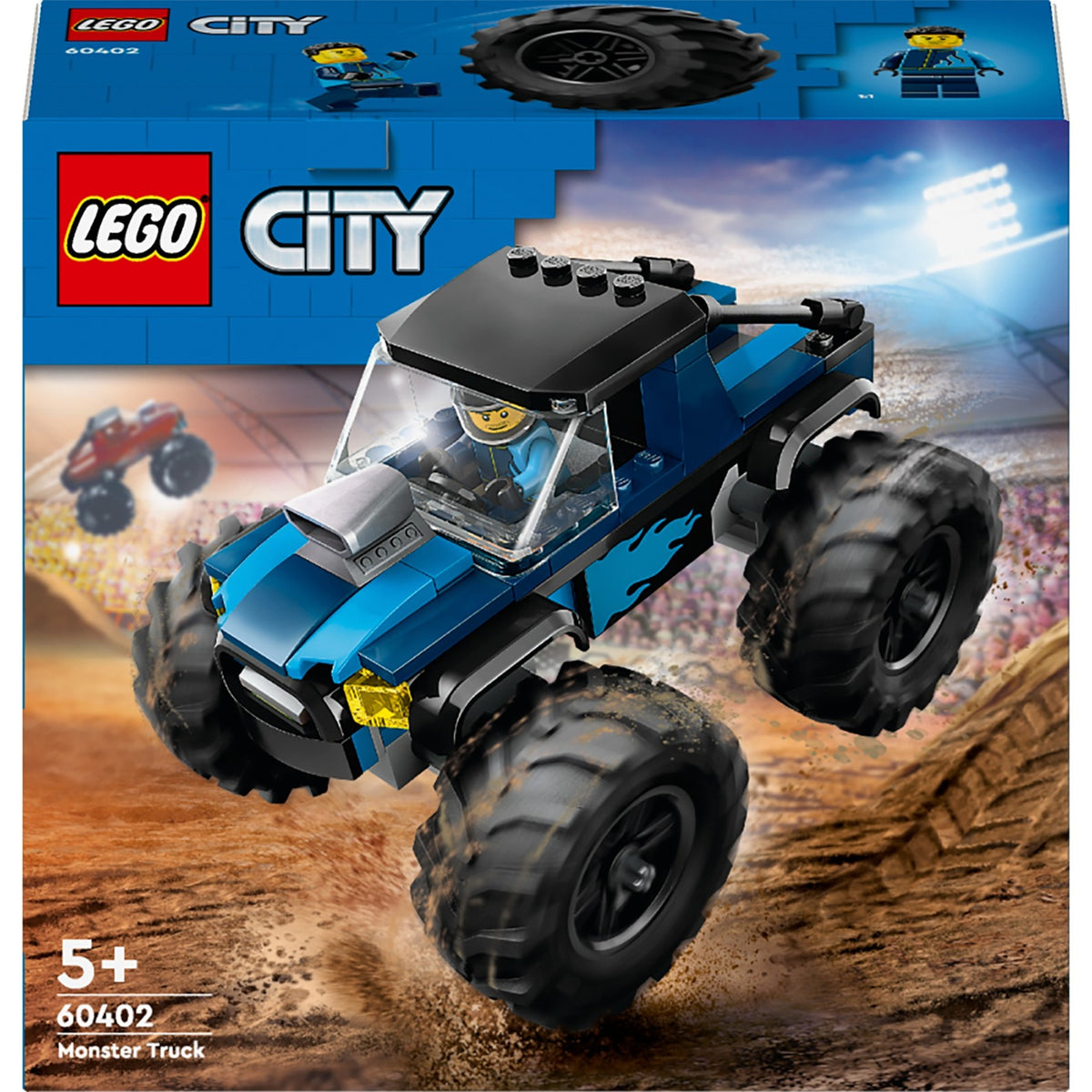 LEGO City - Blaues Monstertruck-Bauspielzeug (60402)