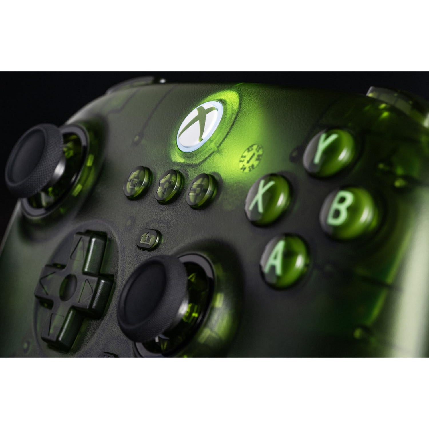 8bitdo ultimate 3-mode controller voor xbox (groen transparant, xbox series x|s, xbox one, pc, bluetooth usb-c 2.4 ghz )