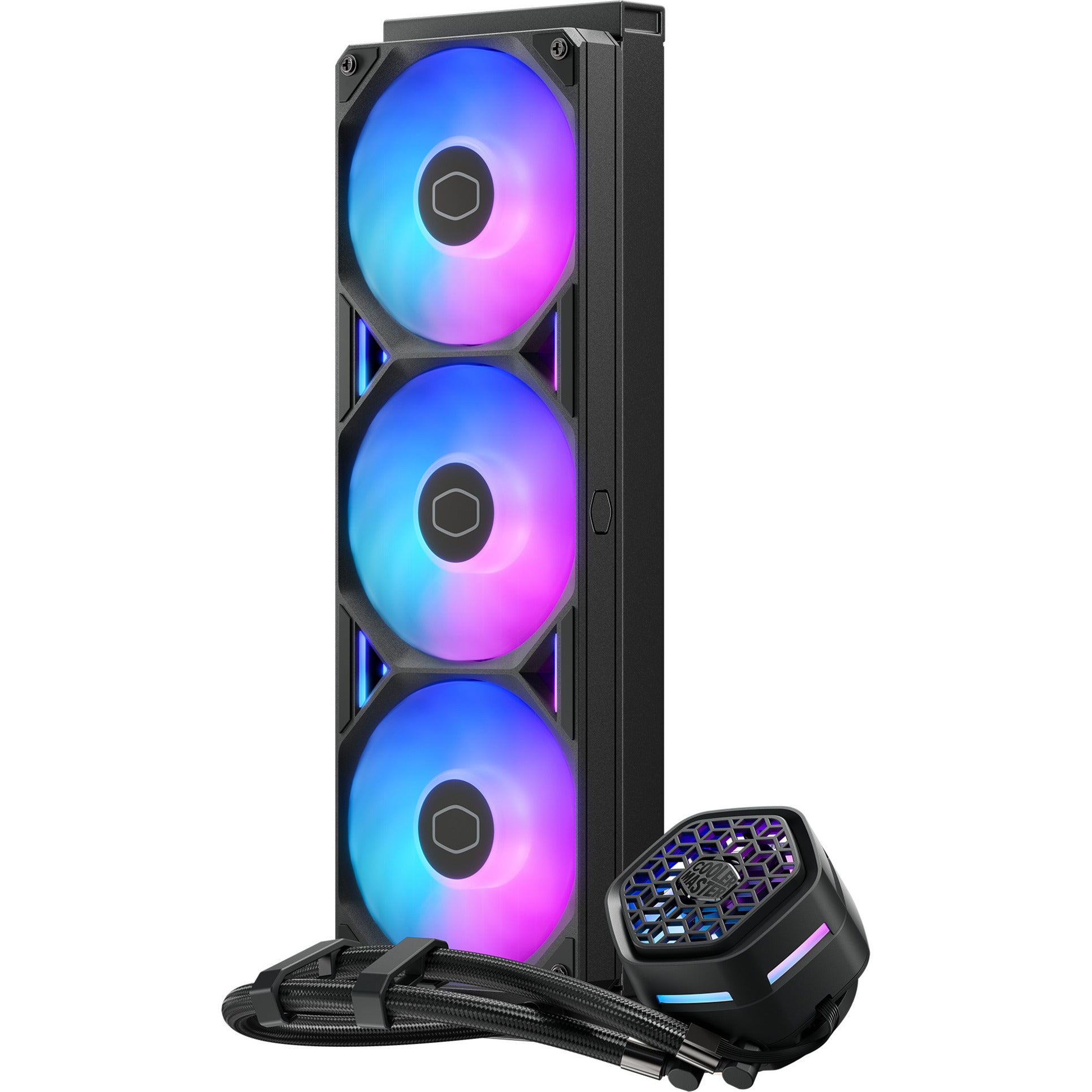 Cooler master masterliquid 360 atmos ii vrm fan argb waterkoeling (zwart)