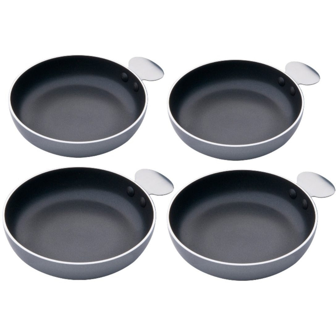 Cadac tapas set bak- braadpan (antraciet, 4 stuks, ø 12,5 cm)
