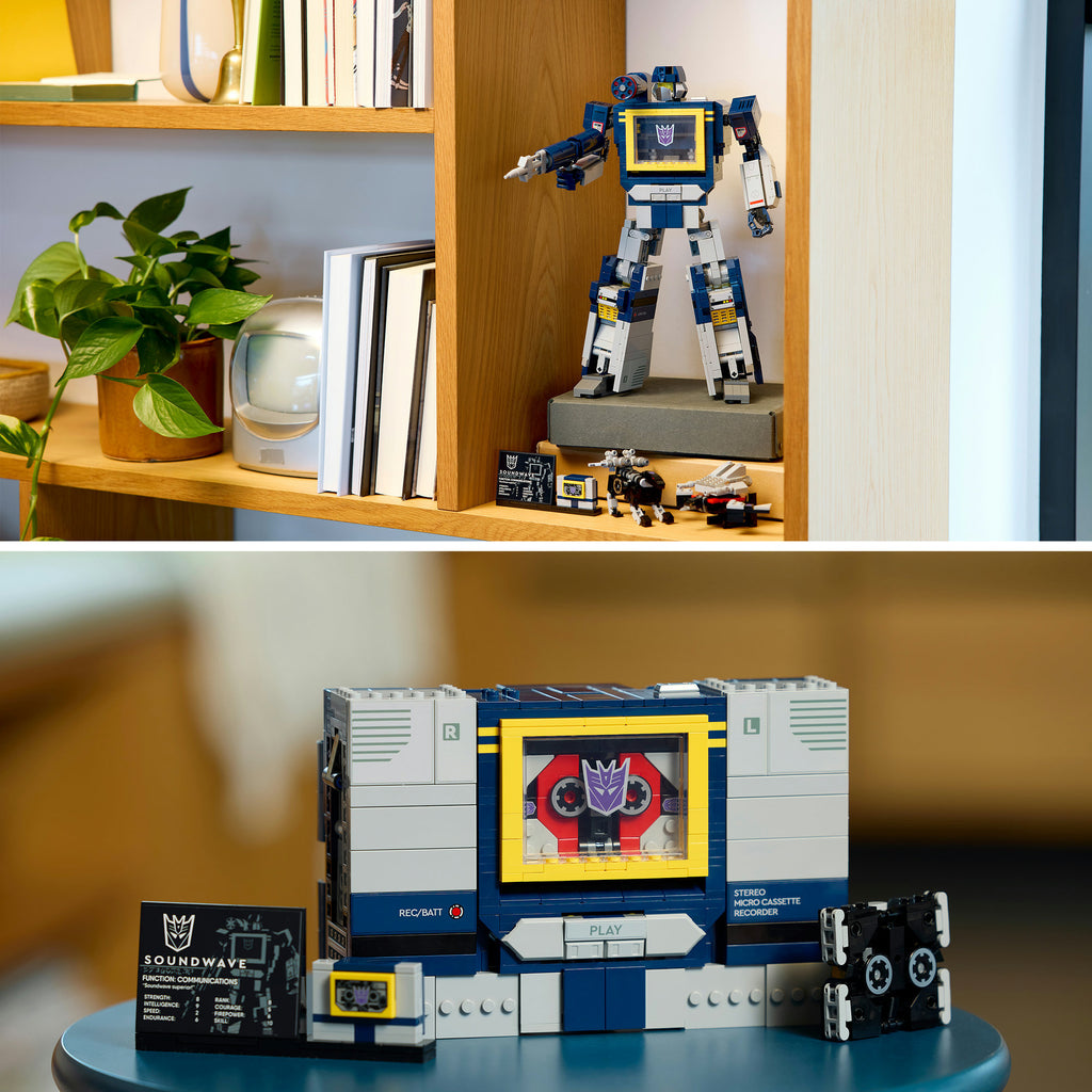 LEGO Icons - Transformers: Soundwave Konstruktionsspielzeug (10358)