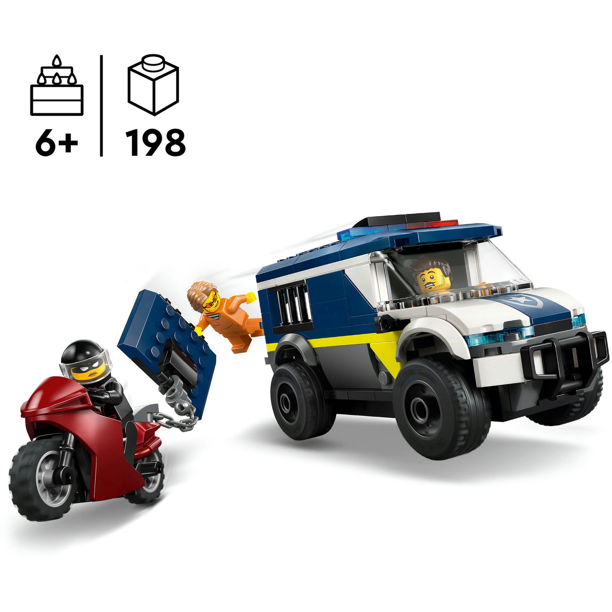 Lego city - politie gevangenentransport constructiespeelgoed (60479)