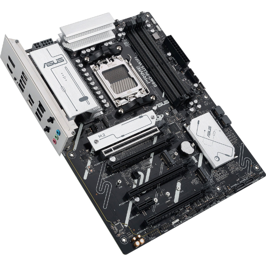 Asus prime b840-plus wifi socket am5 moederbord (raid, 2.5 gbe-lan, wi-fi 6e, bt, sound, atx)