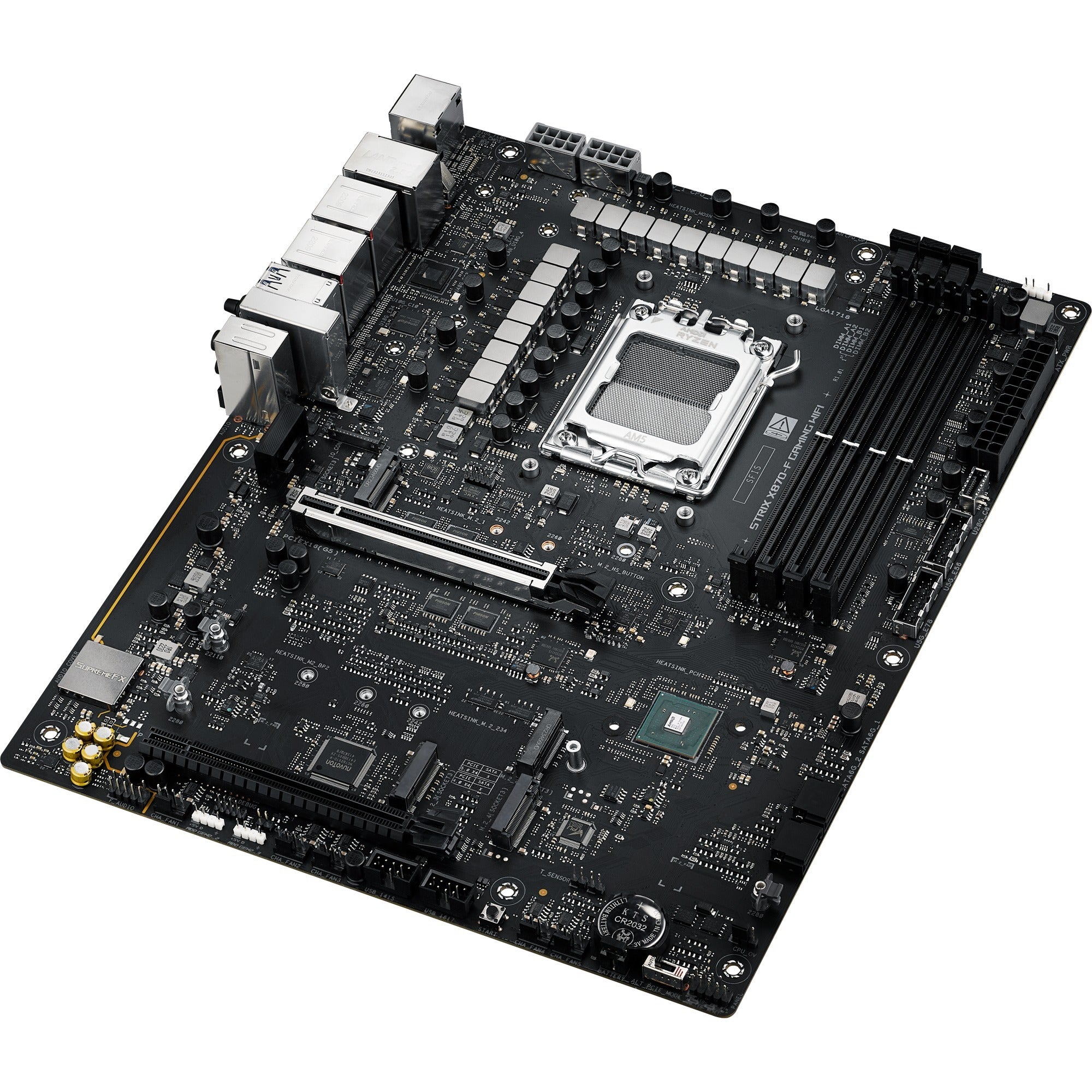 Asus rog strix x870-f gaming wifi socket am5 moederbord (2.5gb-lan, wi-fi 7, bt, sound, atx)