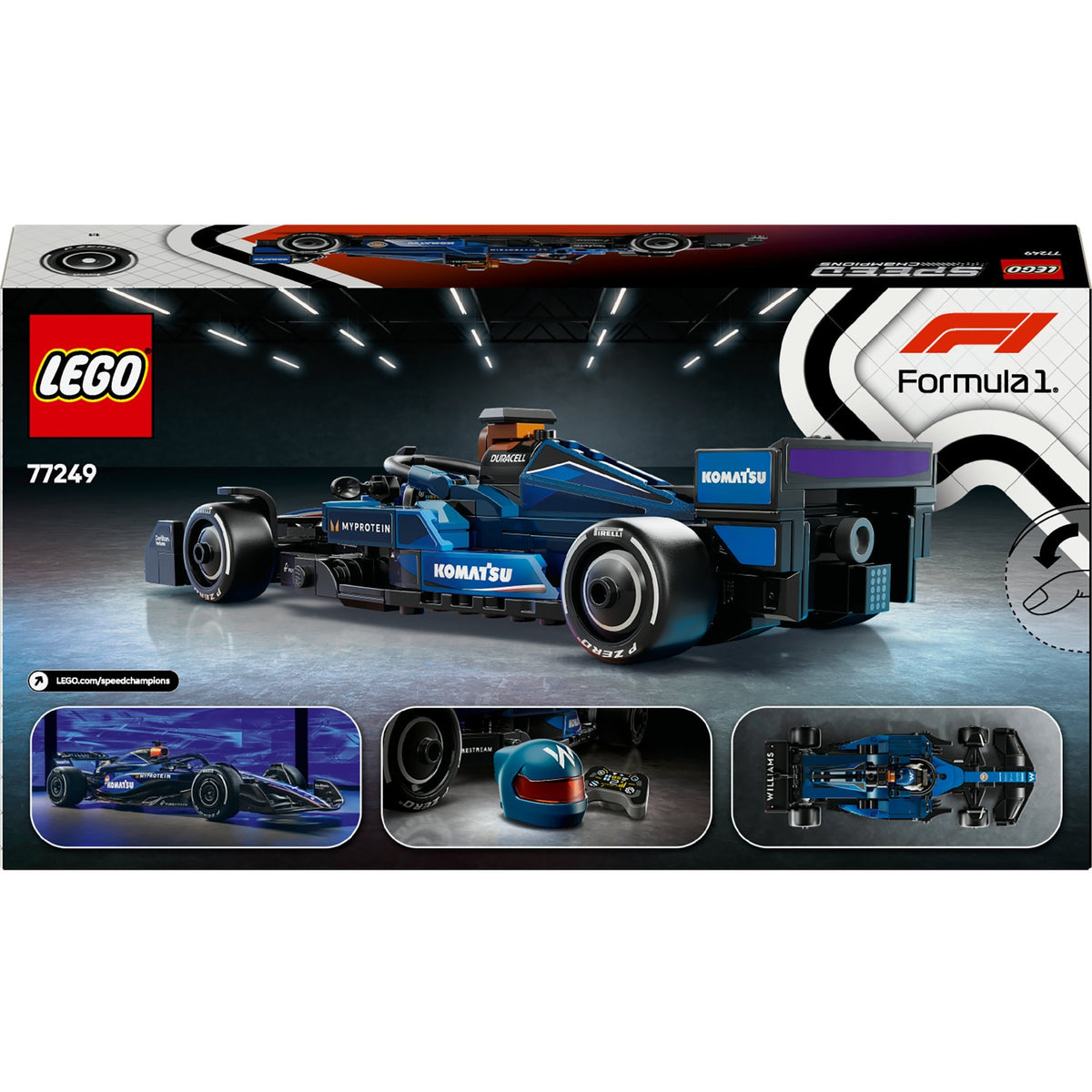 Lego speed champions williams racing fw46 f1 racewagen set - 77249
