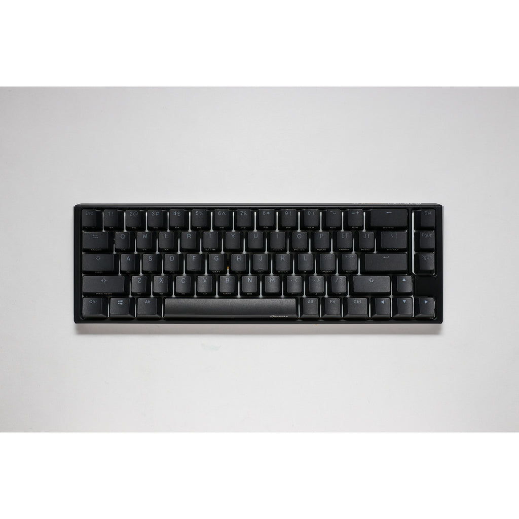 Ducky one 3 classic sf, toetsenbord (zwart wit, us lay-out, cherry mx brown, rgb led, double-shot pbt, hot-swappable, quack mechanics, 65%)