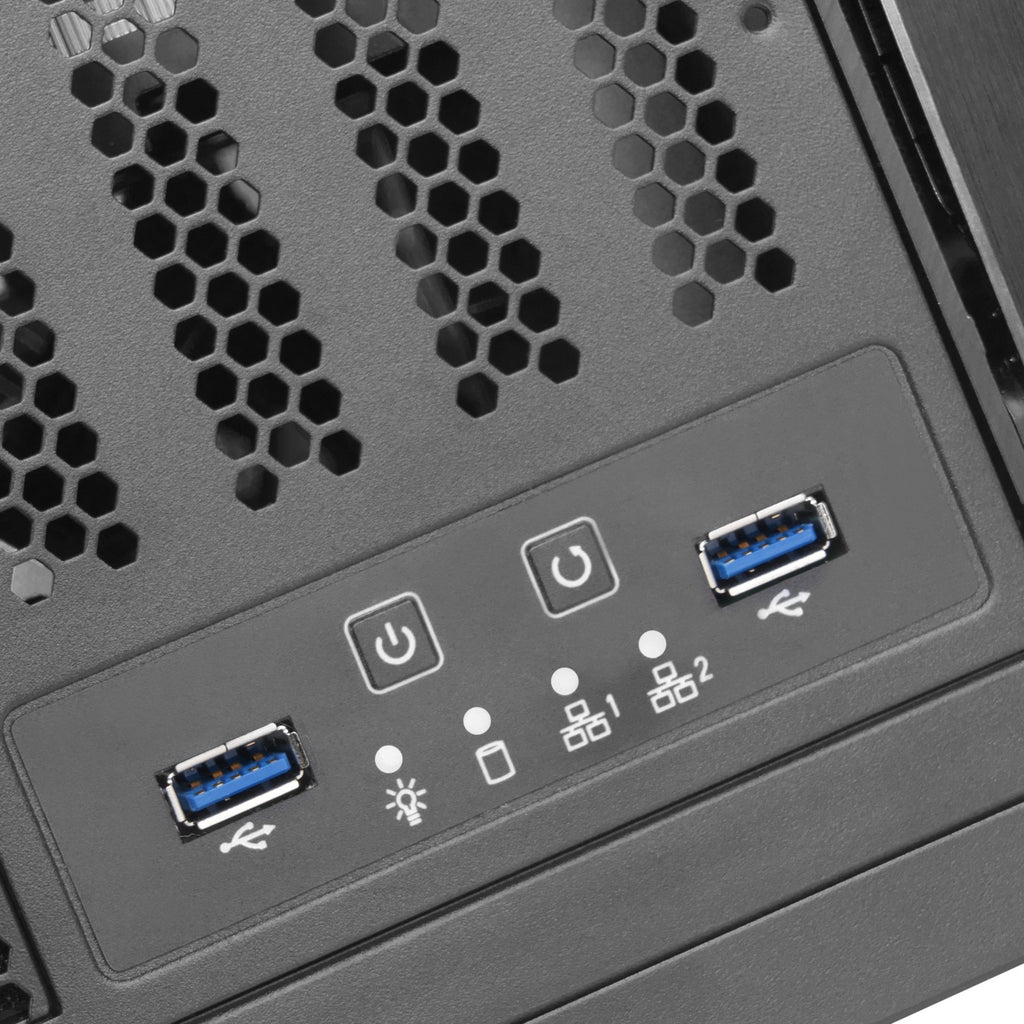 Silverstone rm41-506 rack behuizing (zwart | 2x usb-a 3.2 (5 gbit s))